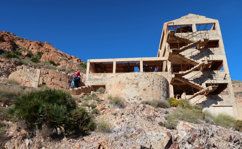 Wintercamping Spanien kaputte Mine Wintercamping Spanien 15