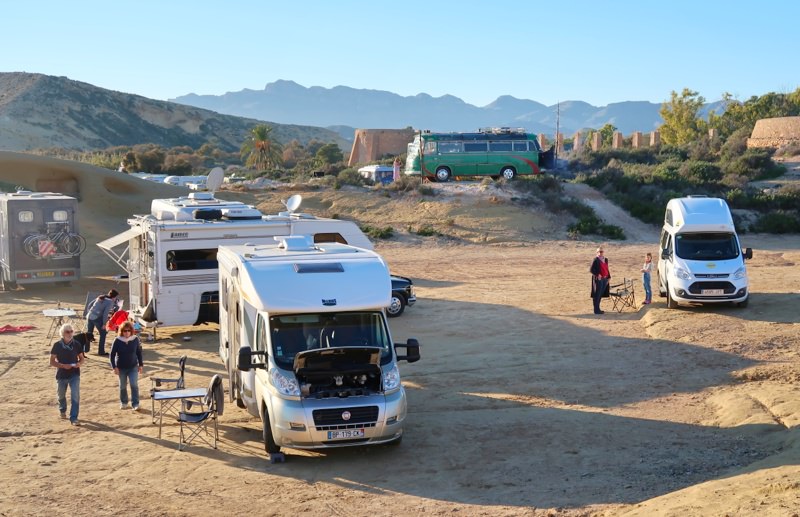 Spanien mit dem Wohnmobil Busse