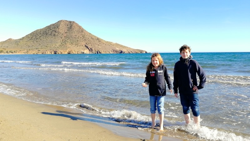Wintercamping Spanien Playa Genoveses Kids Wintercamping Spanien 09