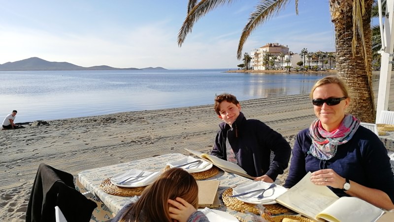 Wintercamping Spanien Family Lunch Wintercamping Spanien 34