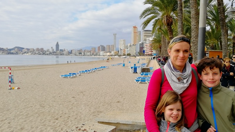 Spanien mit dem Wohnmobil 07 Spanien mit dem Wohnmobil Benidorm Selfi Familie