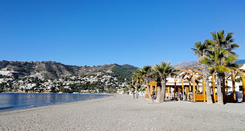 Spanien mit dem Wohnmobil La Herradura Beach