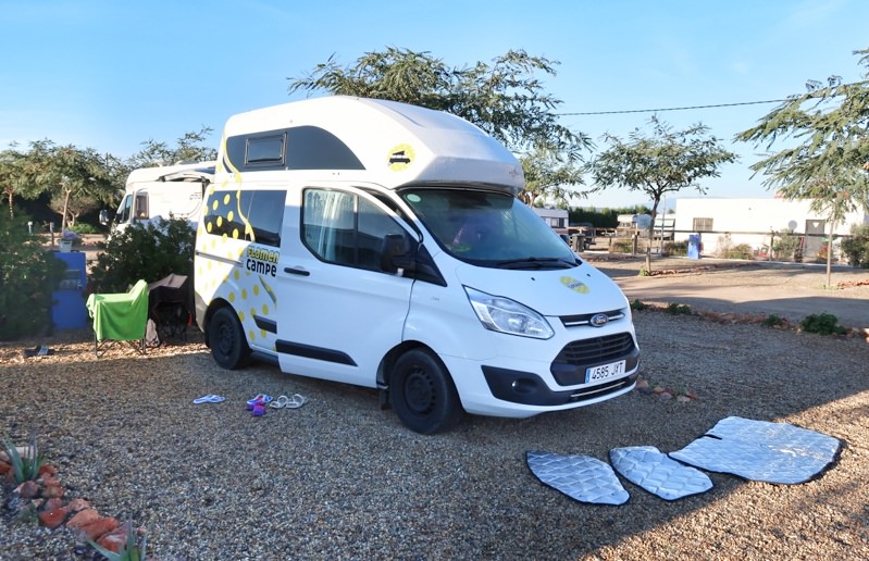 Camping Südspanien Cabo Aufbruch