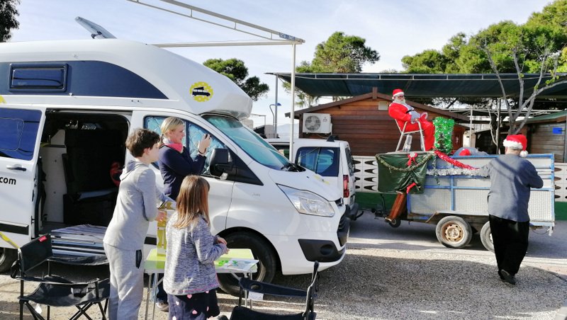 Camping Südspanien Heiligabend