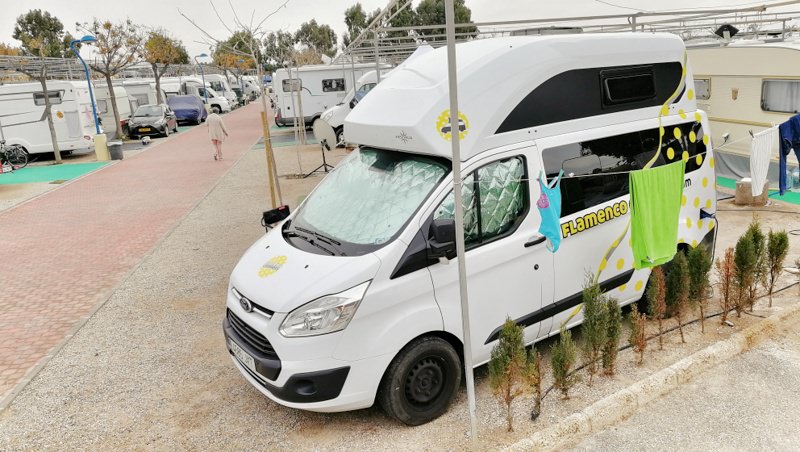 Camping Südspanien 16 Camping Südspanien mit Ford Nugget