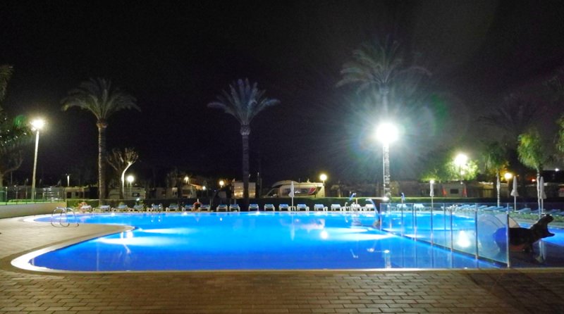 Camping Südspanien Pool