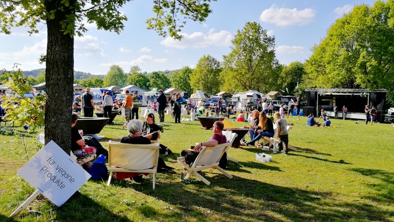 Dachzeltfestival Wiese