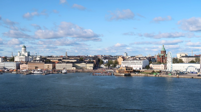 Blick auf Helsinki