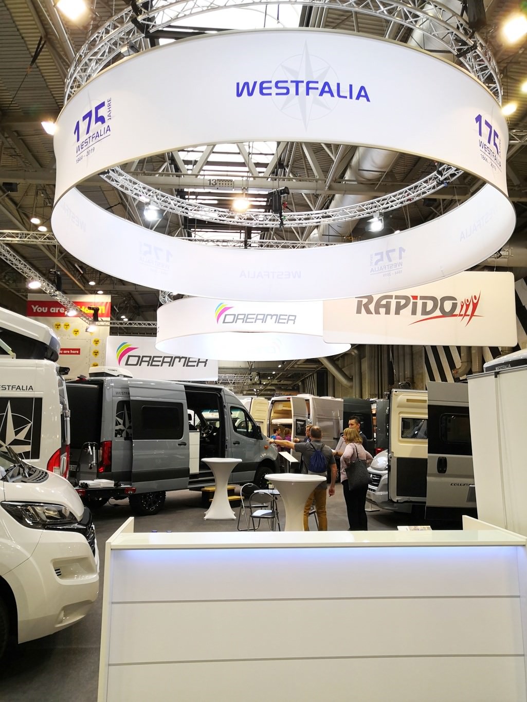 Messestand Wohnmobil Kaufberatung Messe